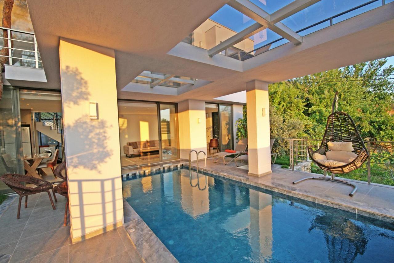 Villa With A Private Heated Pool, Jacuzzi, Overlooking Spectacular Views Of The Sea Kaş Extérieur photo