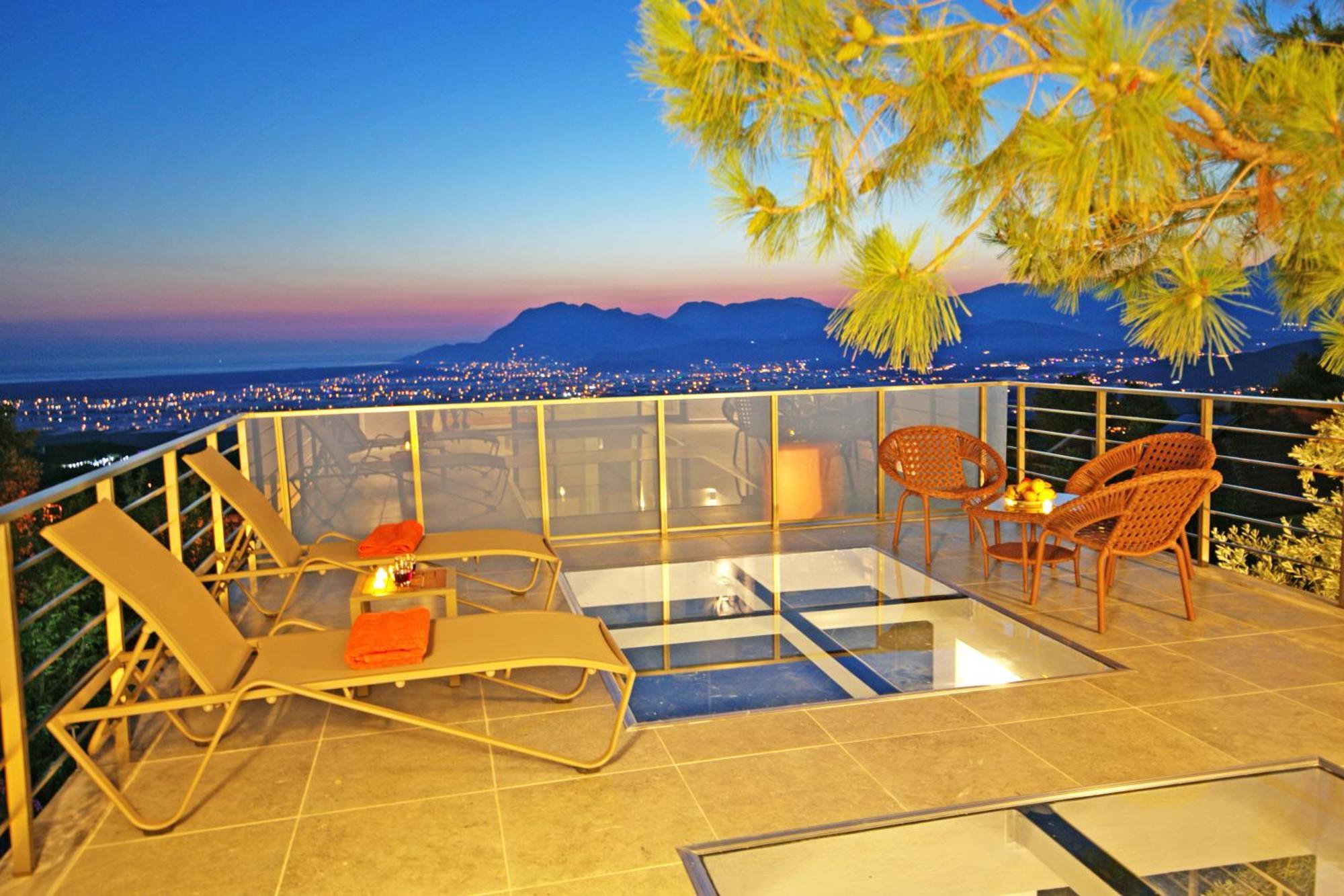 Villa With A Private Heated Pool, Jacuzzi, Overlooking Spectacular Views Of The Sea Kaş Extérieur photo